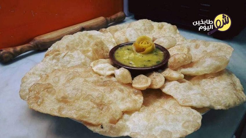 خبز البوري مع صوص كورما الهندي شو طابخين اليوم
